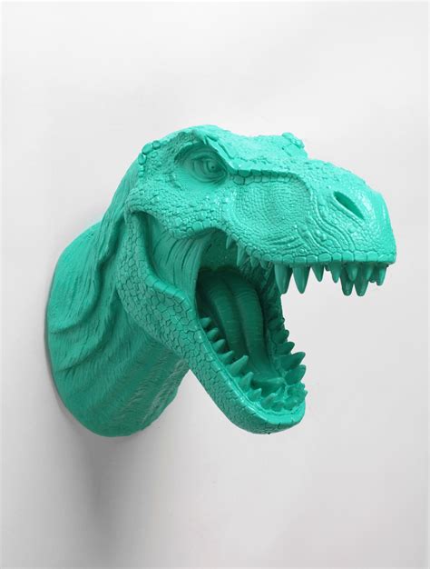 dinosaur wall mount head